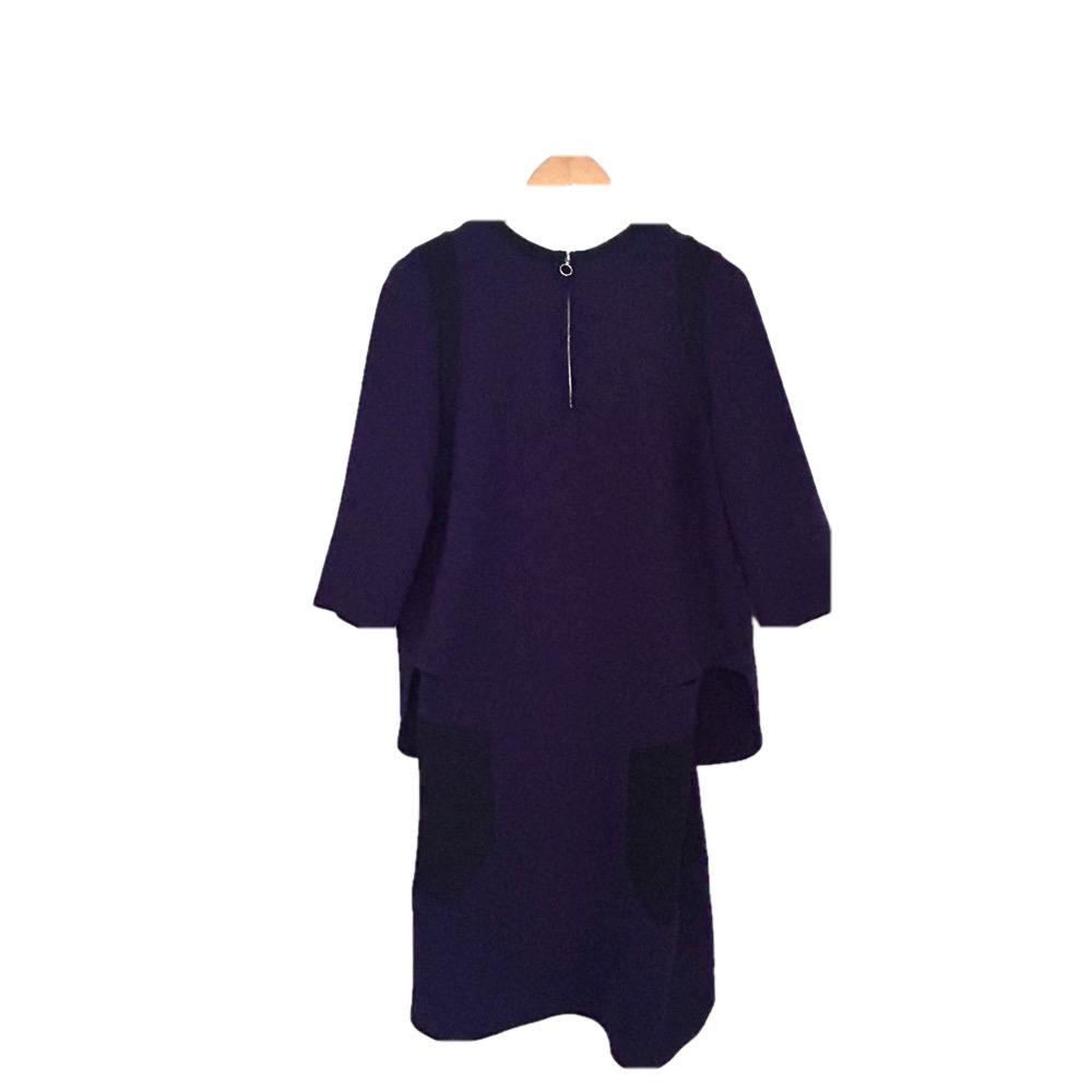 Lacoste Elegant purple  Dress  with pockets size 40